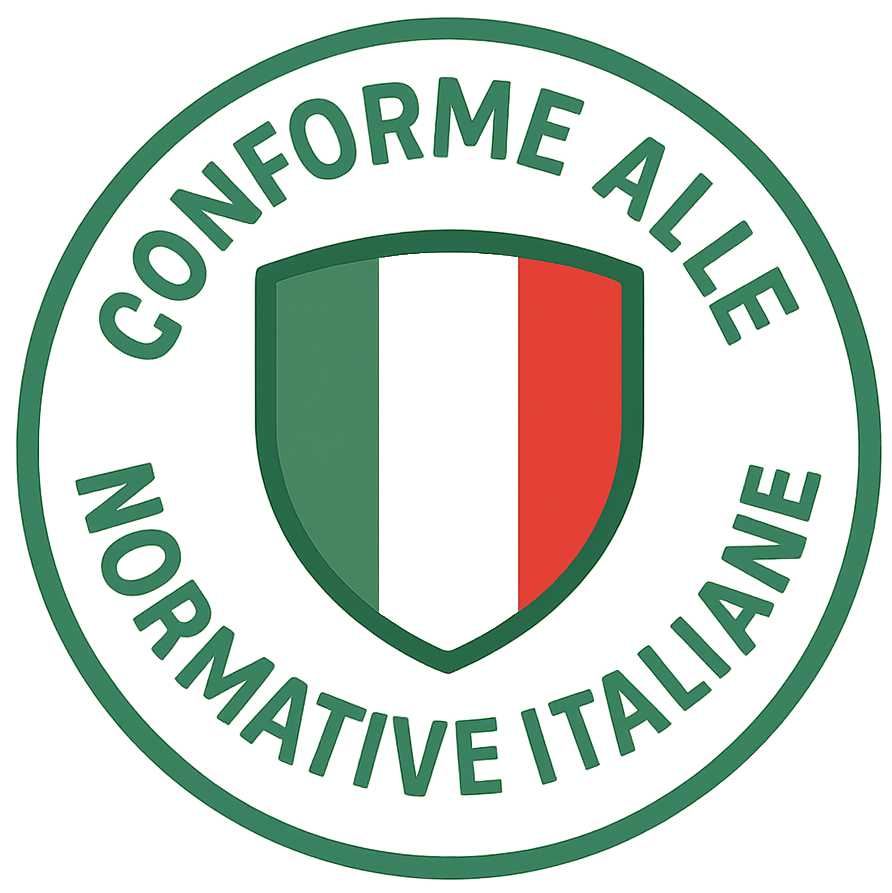 Conforme alle normative italiane